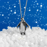 Penguin Necklace in Silver