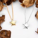 Star Necklace in Silver