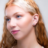 Miniature Acorn Stud Earrings in Silver