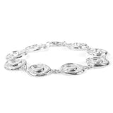90's Swirl Bracelet in Sterling Silver