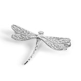 English Emperor Dragonfly Brooch in Sterling Silver