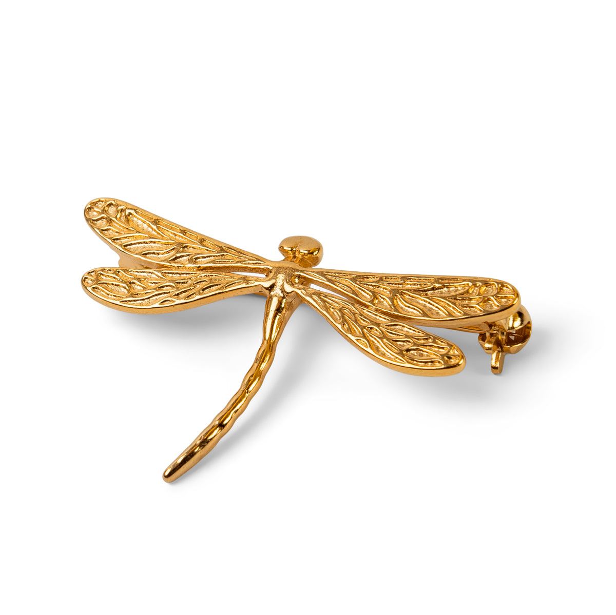 English Emperor Dragonfly Brooch in Sterling Silver