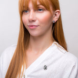 Egyptian Scarab Beetle Brooch in Sterling Silver