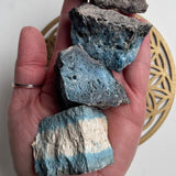 Blue Ice Glacierite Necklace - Designer Gemstone