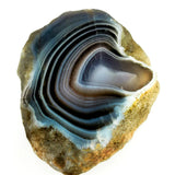 Exquisite Botswana Agate Necklace -  Natural Designer Gemstone