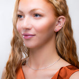 Tiny Butterfly Stud Earrings in Silver