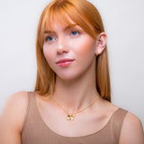 English Butterfly in Silver with 24ct Gold