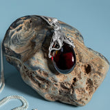 Cherry Baltic Amber Necklace - Natural Designer Gemstone