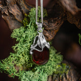 Cherry Baltic Amber Necklace - Natural Designer Gemstone