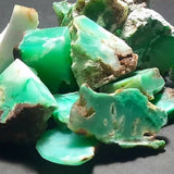 Superb Chrysoprase Ring in 24ct Gold Plate - Natural Designer Gemstone