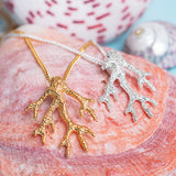 Coral Reef Necklace in 24ct Gold