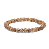 Stretch Bead Bracelet in Lotus Seed