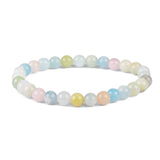 Stretch Bead Bracelet in Morganite