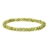 Stretch Bead Bracelet in Peridot