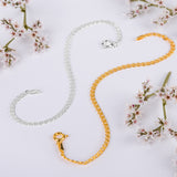 14ct Gold Plated Double Heart Link Bracelet