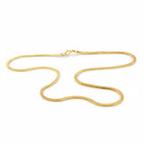 Diamond Cut Foxtail Chain in 24ct Gold Plate