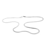 Diamond Cut Foxtail Chain in Sterling Silver