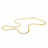 Diamond Cut Foxtail Chain in 24ct Gold Plate