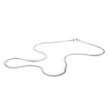 Diamond Cut Foxtail Chain in Sterling Silver