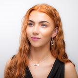 English Emperor Dragonfly Necklace in Silver