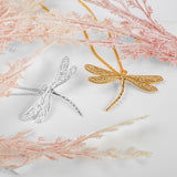 English Emperor Dragonfly Necklace in Silver