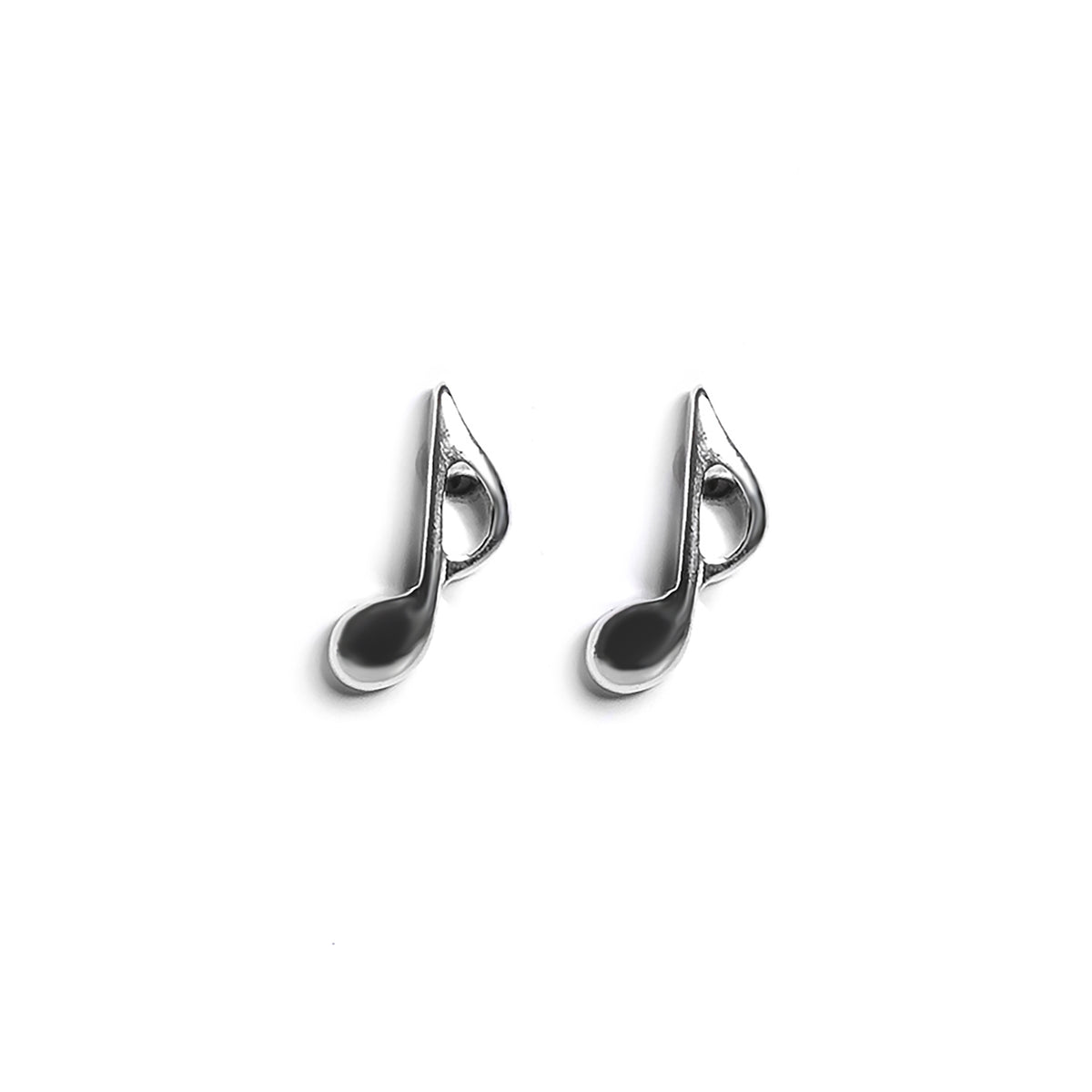 Music Note Quaver Stud Earrings