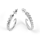 Octopus Tentacle Earrings in Sterling Silver