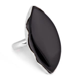 Wild Cherry: Bold & Sleek Natural Cherry Amber Statement Ring