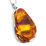 'Never-ending Story' Magnificent & Timeless Baltic Amber and Silver Necklace
