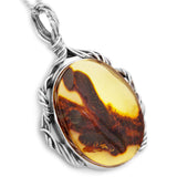 Never Repeated Again Raw Natural Baltic Amber Necklace - Natural Designer Gemstone