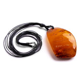 Baltic Gold: Huge Raw Honey Baltic Amber Necklace - 100% Natural Golden Fossil