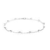 925 Sterling Silver Bead Chain Bracelet