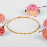 14ct Gold Plated Ball Bracelet