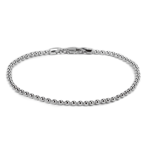 925 Sterling Silver Bead Ball Bracelet