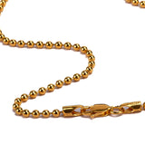14ct Gold Plated Ball Chain Necklace