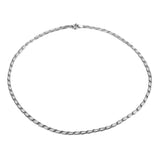 925 Sterling Silver Paperclip Link Chain Necklace