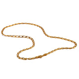 14ct Gold Plated Paperclip Link Chain Necklace