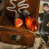 Natural Nugget: Baltic Amber Necklace - Natural Designer Gemstone