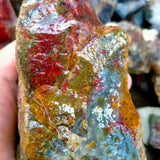 Scenic Indonesian Moss Agate Necklace - Natural Designer Gemstone