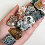 Madagascan Ocean Jasper Gemstone Necklace - Natural Designer Gemstone