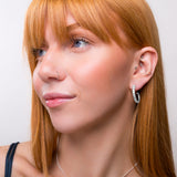 Octopus Tentacle Earrings in Sterling Silver