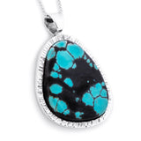 Raw Himalayan Beauty – Natural Tibetan Turquoise Statement Necklace