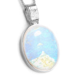 Fantastic Rainbow Flash Moonstone Necklace - Natural Designer Gemstone