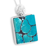 Mountain Soul: Tibetan Turquoise Necklace - Natural Designer Gemstone