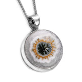 Rare Solar Quartz Gemstone Necklace - Natural Designer Gemstone