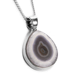 Solar Eye Agate Necklace - Natural Designer Gemstone