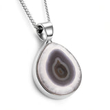 Solar Eye Agate Necklace - Natural Designer Gemstone