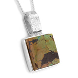 Fantastic Bamboo Mountain Turquoise Necklace - Natural Designer Gemstone