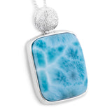 Superb AAAA Quality Larimar Necklace - Natural Designer Gemstone
