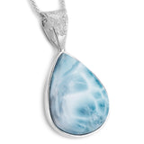 Dreamy Larimar Necklace - Natural Designer Gemstone